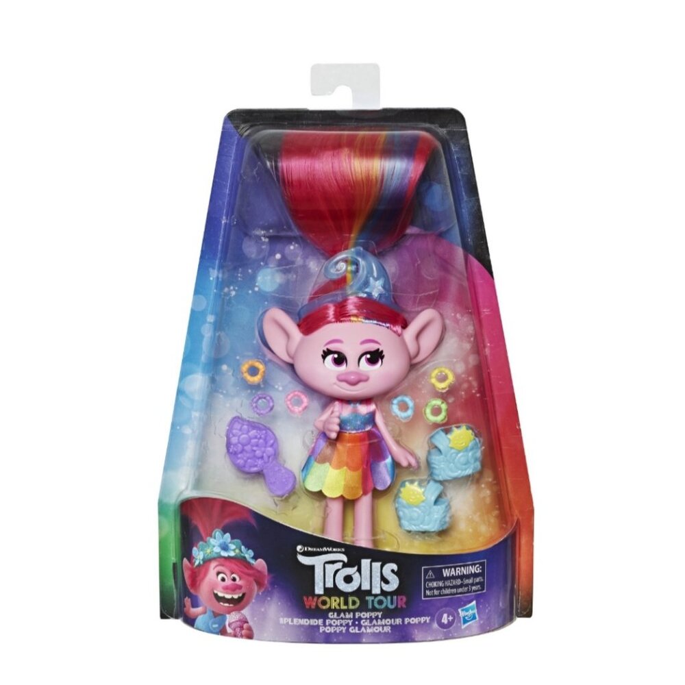 DREAMWORK TROLLS Glam Poppy Fashion Doll